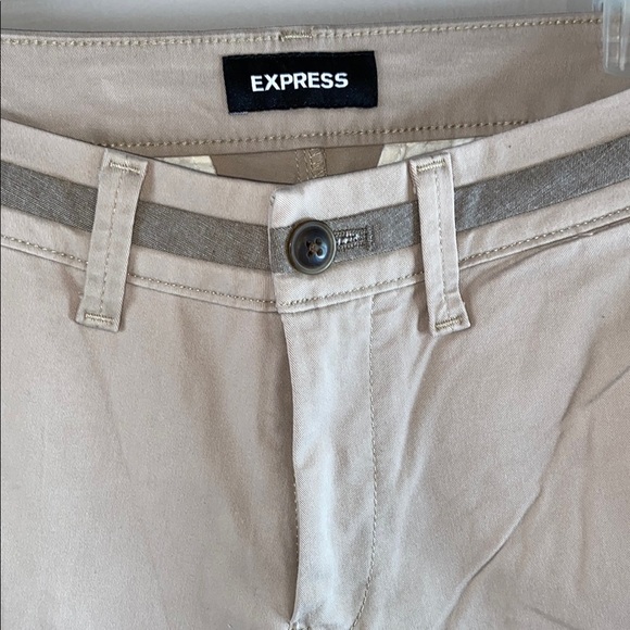Express Tan Chinos Classic Straight-Leg - Picture 4 of 11
